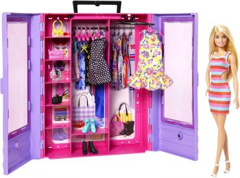 Barbie Doll & Playset, Fashionistas Ultimate Closet with Clothes (3 Outfits)...